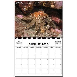 North Pacific Ocean Life Wall 2013 Calendar v4 by robots4farms