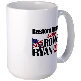 Restore America, Vote Romney Ryan 2012 Mug