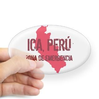 Peru Earthquake 2007 Oval Decal for $4.25