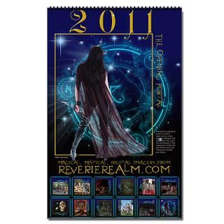  Beauty Home Office  ALL NEW 2011 Reverie Realm Wall Calendar