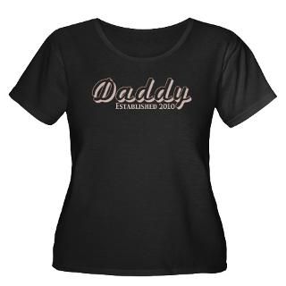 Daddy Established 2010 Womens Plus Size Scoop Nec