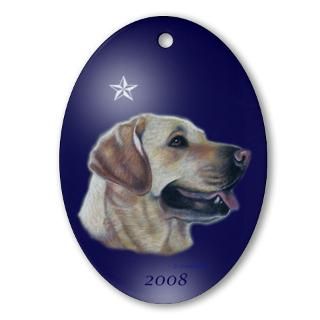 2008 Gifts  2008 Ornaments  2008 Yellow Lab Christmas Oval