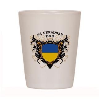 Number One Ukrainian Dad Shot Glass for $12.50