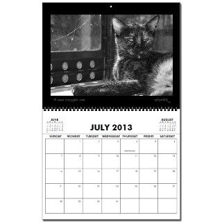 Black and White Cat 2013 Wall Calendar 2009 by StacyJMT