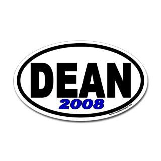 Howard Dean for President 2008 Euro Oval Sticker