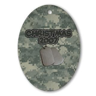 Gifts  Afghanistan Home Decor  Christmas 2007 Oval Ornament