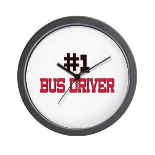 Number 1 BUS DRIVER Wall Clock for $18.00