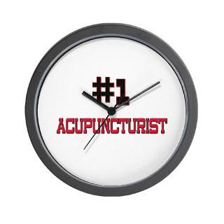 Number 1 ACUPUNCTURIST Wall Clock for $18.00