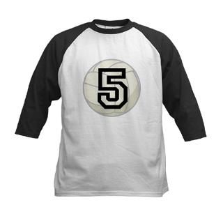 Volleyball Player Number 5 Tee