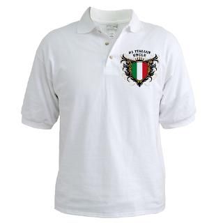 Number One Italian Uncle Golf Shirt by pridegiftshop