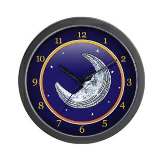Moon and Stars Clock  Celestial Clocks (5)  Clock O Rama