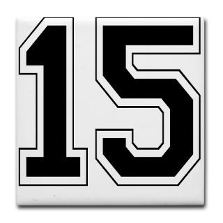 Jersey Number 15 Drink Coasters  Buy Jersey Number 15 Beverage