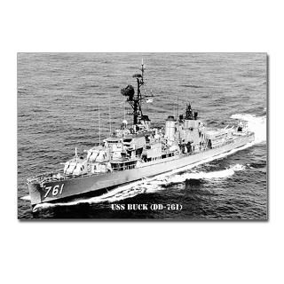 USS BUCK Postcards (Package of 8)  THE USS BUCK (DD 761) STORE