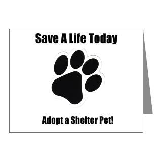 Gifts  Note Cards  Adopt a shelter pet Note Cards (Pk of 10)