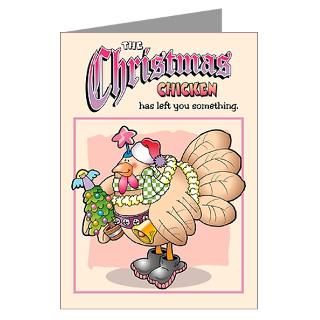 Gifts  Chicken Greeting Cards  Christmas Chicken Cards (Pk of 10