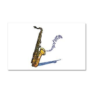 Band Gifts  Band Wall Decals  Saxophone 22x14 Wall Peel