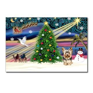 XmasMagic/Yorkie #17 Postcards (Package of 8) for $9.50