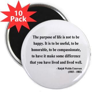 and Entertaining  Ralph Waldo Emerson 17 2.25 Magnet (10 pack