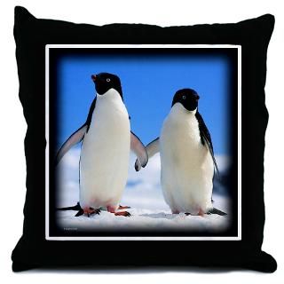 Penguin Pillows Penguin Throw & Suede Pillows  Personalized