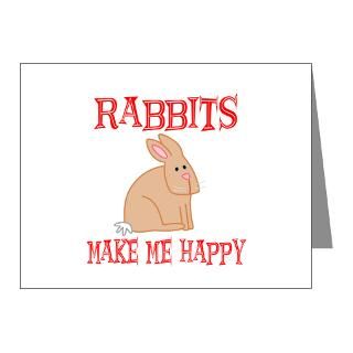 Pet Gifts  Pet Note Cards  Rabbits Note Cards (Pk of 20)