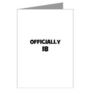 Officially 18 Greeting Cards (Pk of 10)