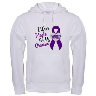 Sweatshirts & Hoodies  I Wear Purple For My Grandma 18 (AD) Hoodie