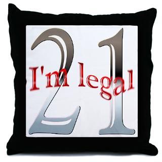 21 Year Old Birthday Party Pillows 21 Year Old Birthday Party Throw
