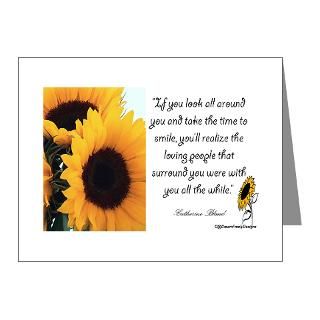 Gifts  Aunt Note Cards  Sunflower Quote Note Cards (Pk of 20