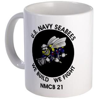 NMCB 21 WE BUILD WE FIGHT Mug