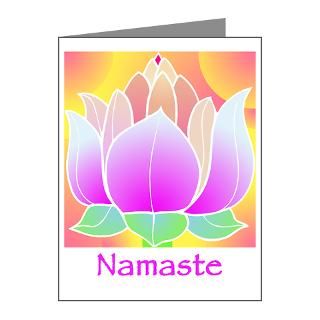 Buddhist Note Cards  Bejeweled Lotus Flower Note Cards (Pk of 20