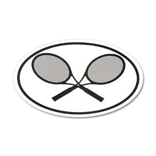 Tennis Gifts  Tennis Wall Decals  Tennis car stickers 35x21 Oval