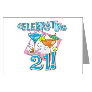 21 Gifts  21 Greeting Cards  Celebrating 21 Greeting Card