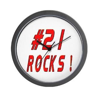 21 Rocks Wall Clock for $18.00