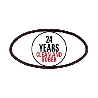 24 Years Clean and Sober Patches for $6.50