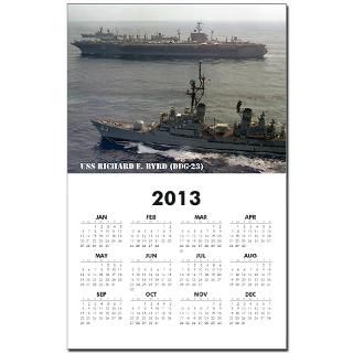 23 Gifts  23 Home Office  USS RICHARD E. BYRD (DDG 23) Calendar