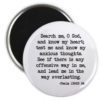 Gifts  Bible Kitchen and Entertaining  Psalm 13923 24 Magnet