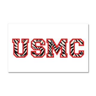 2010 Gifts  2010 Wall Decals  USMC Zebra #2 Red 22x14 Wall Peel