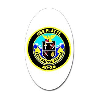 USS Platte (AO 24) Oval Decal for $4.25