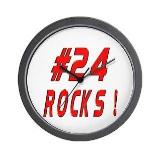 24 Rocks Wall Clock for $18.00