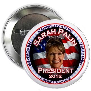 Gifts  2012 Buttons  Sara Palin For President 2012 2.25 Button