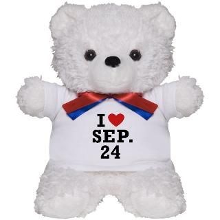Heart September 24 Teddy Bear for $18.00