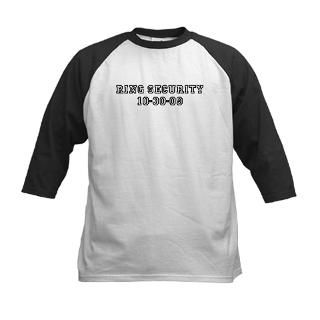 Ring Security 10 30 09 Baseball Jersey by mrstshirtys