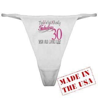 30 Gifts  30 Underwear & Panties  30th Birthday Gifts Classic