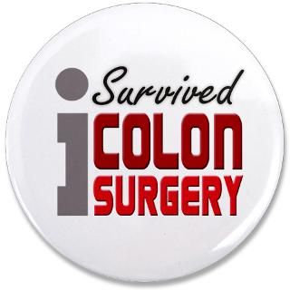 Bowel Gifts  Bowel Buttons  Colon Surgery Survivor 3.5 Button