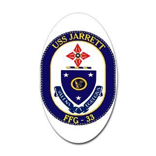 USS Jarrett FFG 33 Rectangle Sticker