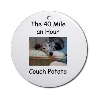 40 Mile an Hour Couch Potato Ornament (Round) for $12.50
