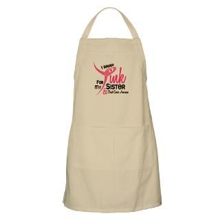 Wear Pink For My Sister 41 BBQ Apron