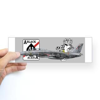 VF 41 Black Aces Bumper Bumper Sticker for $4.25