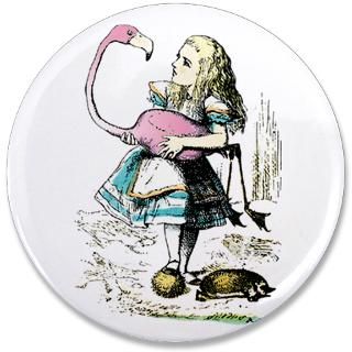 Alice Gifts  Alice Buttons  Alice in Wonderland 3.5 Button