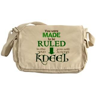 You Were Made To Be Ruled Messenger Bag for $37.50